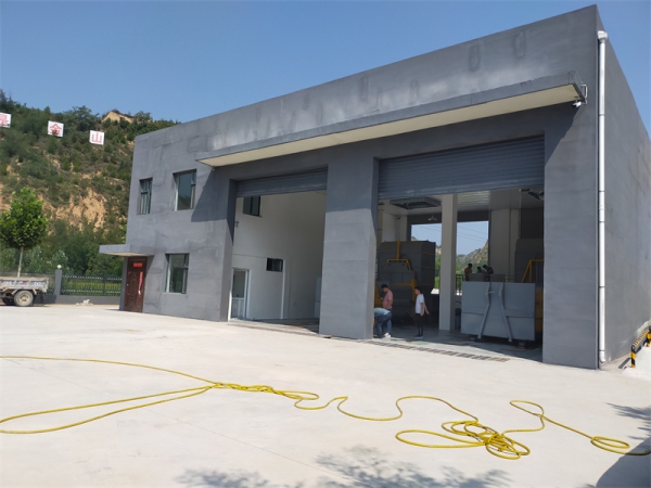 水平直压式垃圾站（侧料斗式）